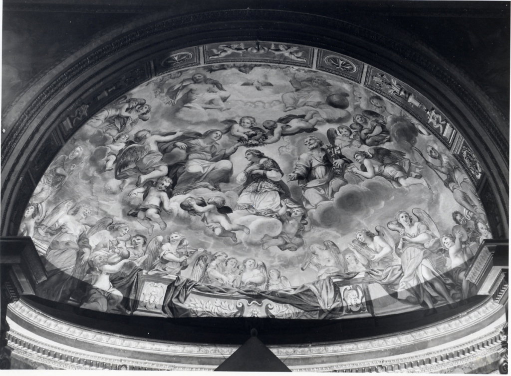 gloria di Sant'Agata (dipinto) by Gismondi Paolo detto Paolo Perugino (seco